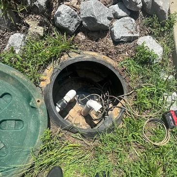 Plumber using a sewer camera to inspect a sewer line for a Mount Juliet homeowner.