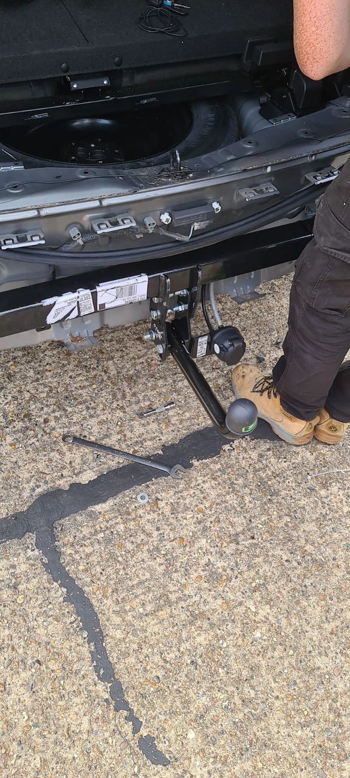 Removable Towbar guide