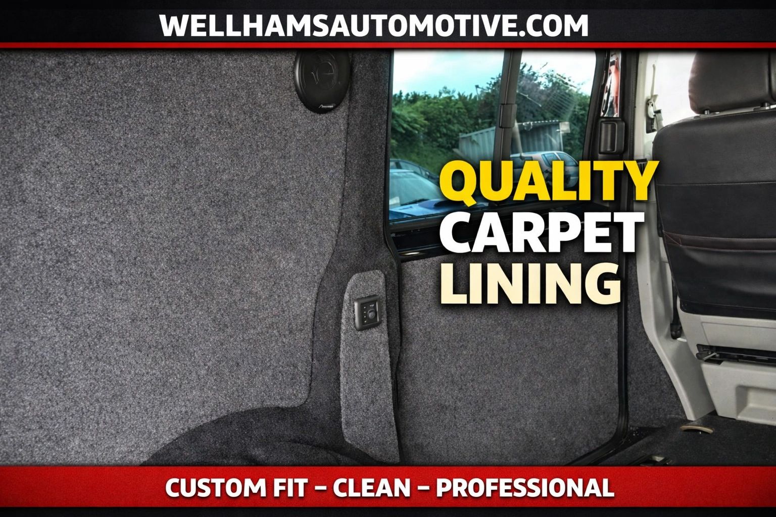 Van carpet lining