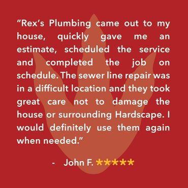 The sewer line repair was in a difficult location and they took great care not to damage the house.