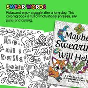 Maybe Swearing Will Help Adult Coloring Book Set - Coloring Books