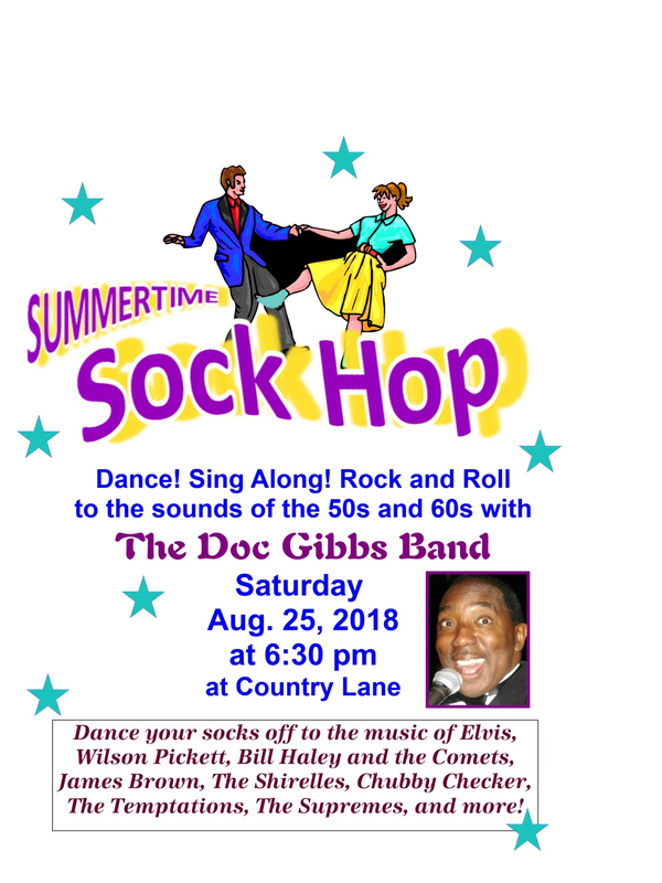 Sock Hop Flier