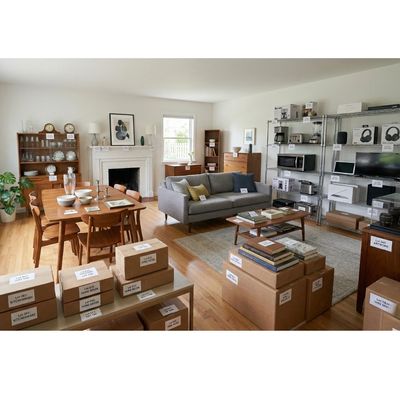 “Home goods and décor items sold through auction”