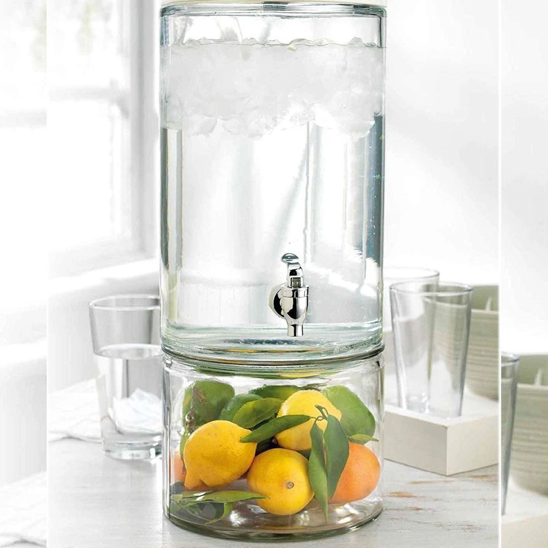 19" Vanderbilt Glass 8L Beverage Dispenser
