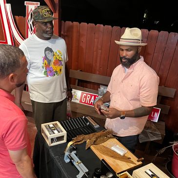 black owned, cigars, coffee, atmosphere