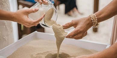 sand pouring ceremony