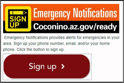 Coconino County Emergency Notifications 