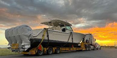 Pre-purchase boat inspection on a Grady White Canyon 456 at Edges Boat Yard Airlie Beach Whitsunday