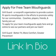 Grill Guard - nonprofit custom fit sports mouthguards Apply for free team mouthguards