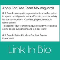 Grill Guard - nonprofit custom fit sports mouthguards Apply for free team mouthguards