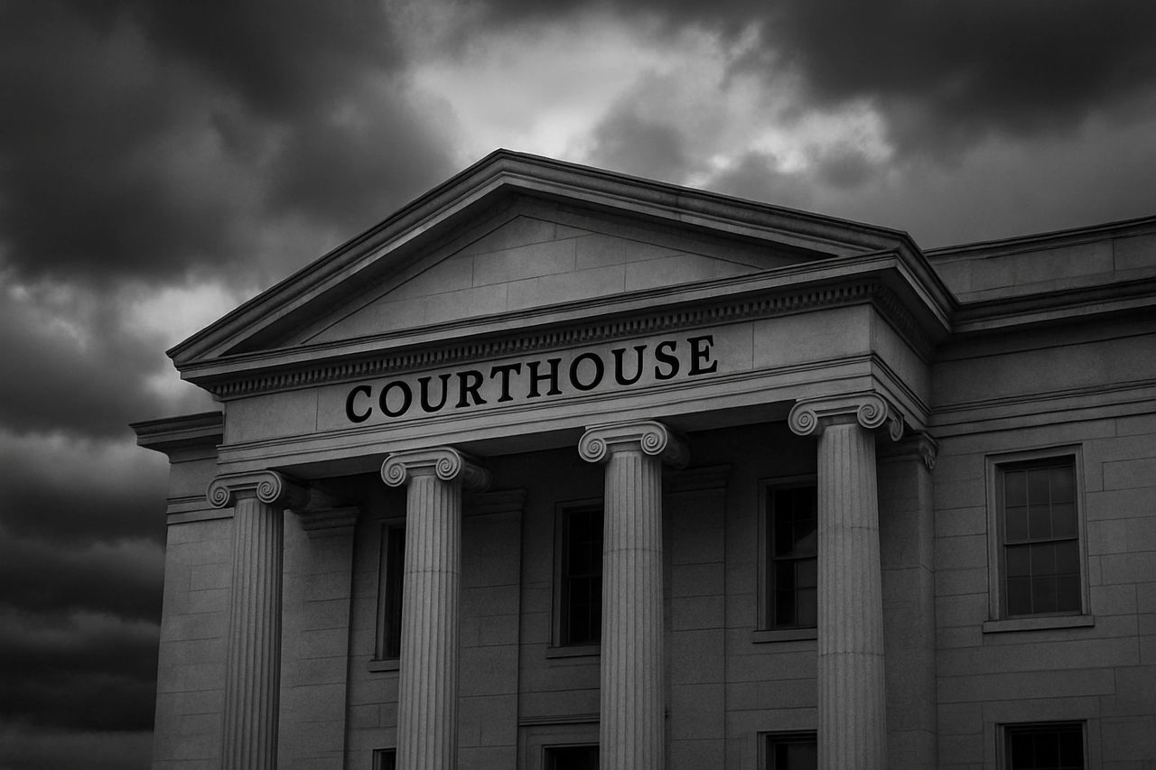 Broken justice symbolism ⚖