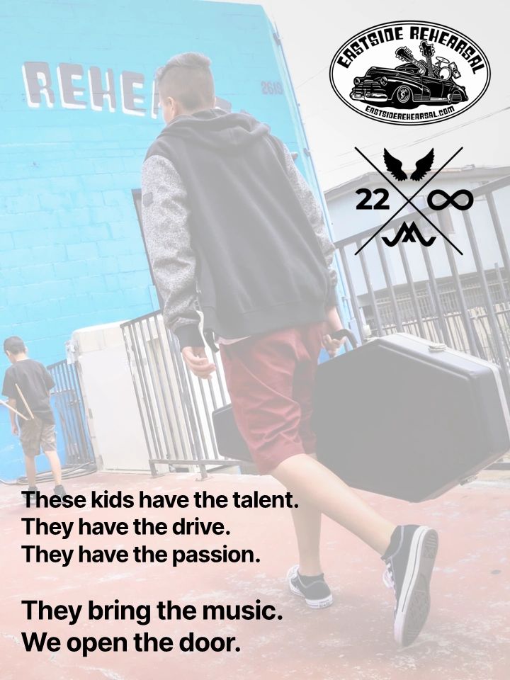 Kids with talent and passion carrying instrument cases to rehearsal.