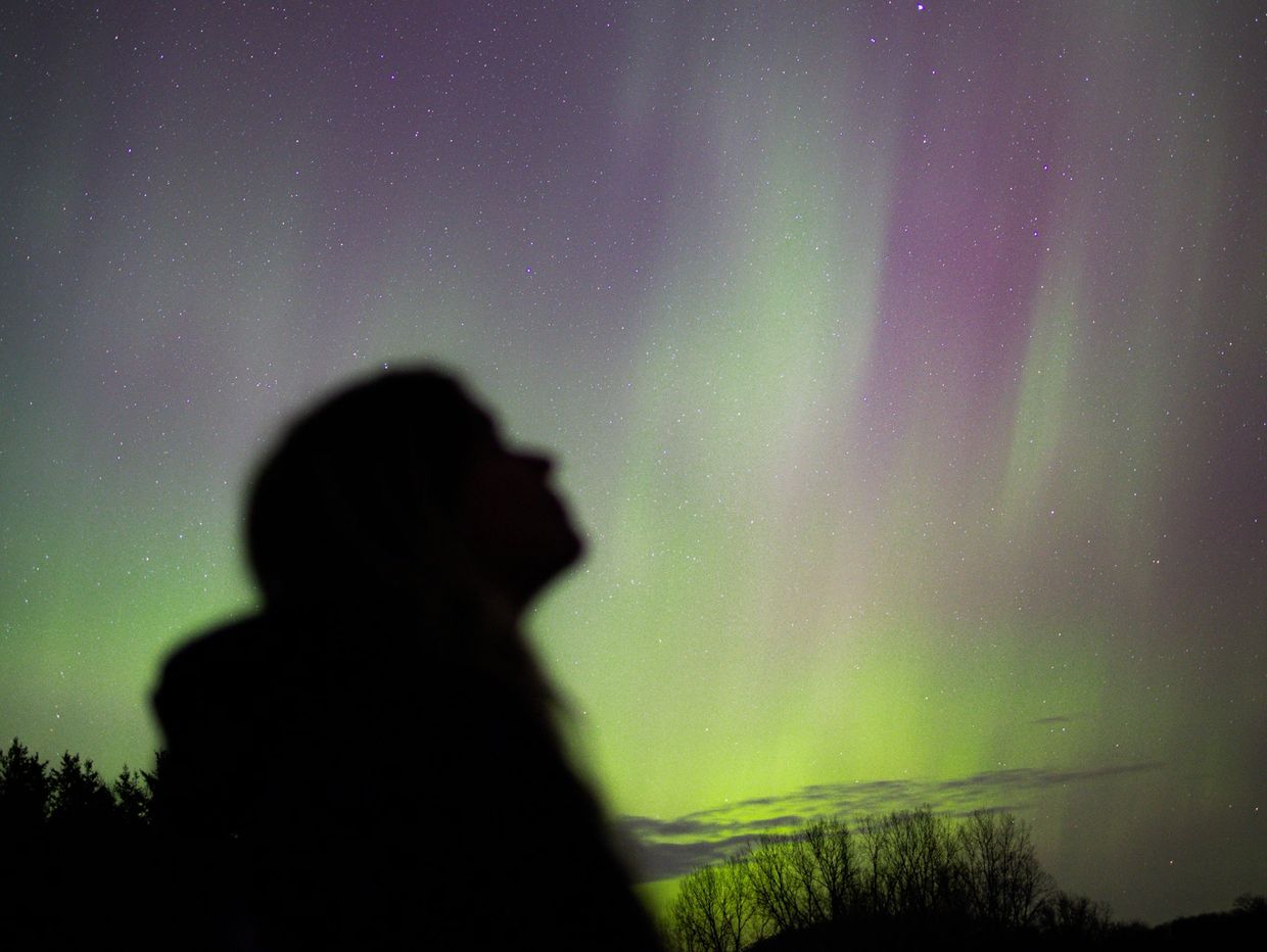 Northern Lights Over North Wisconsin
Photo by: Tim Seibert 
Edit: Hunter Panoch
Model: Hunter Panoch