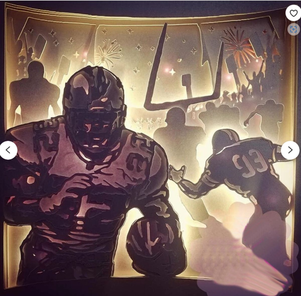 Football Shadowbox Kit