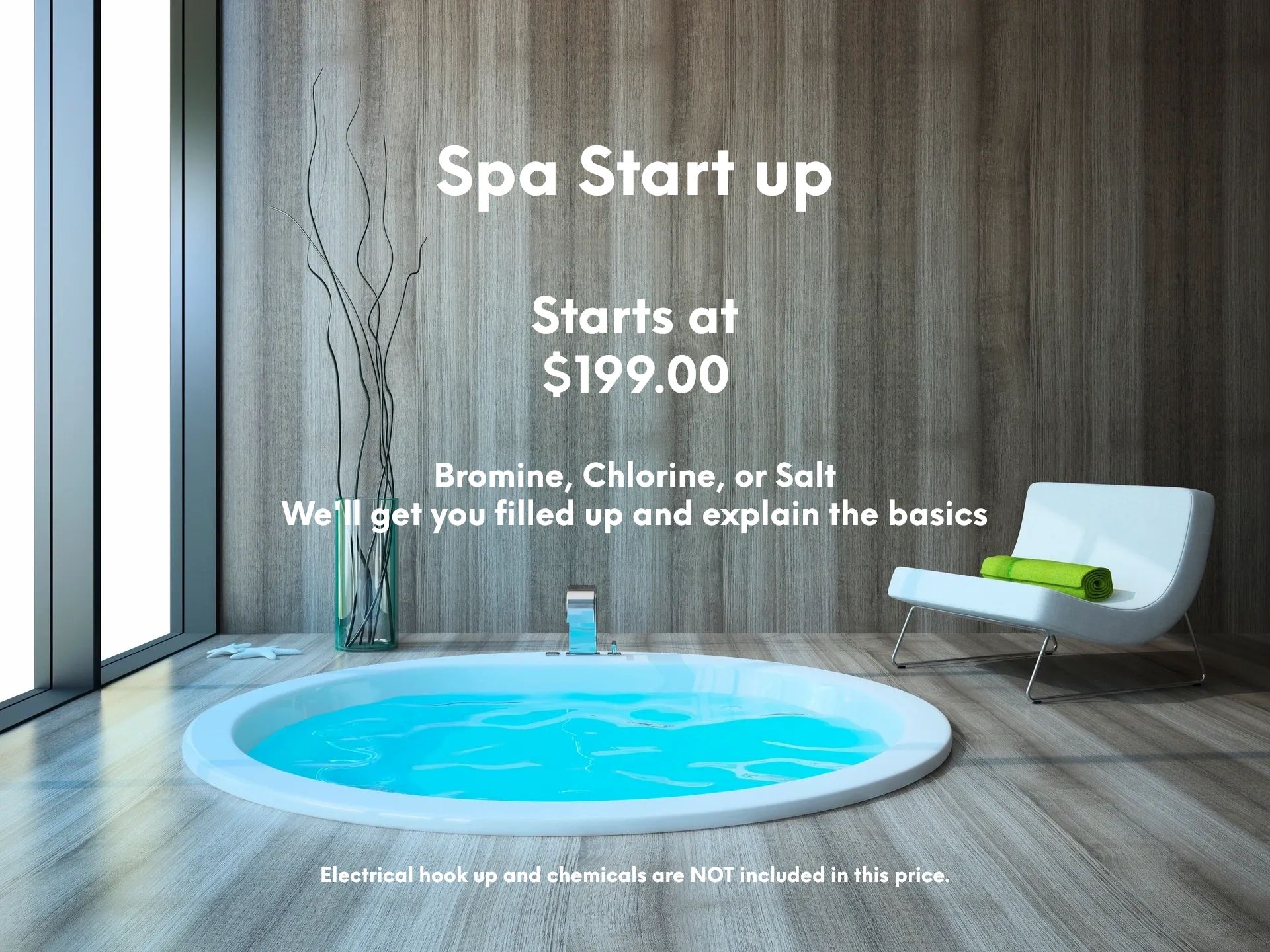 Spa Hot Tub Start up. Initial fill. Parkville Missouri