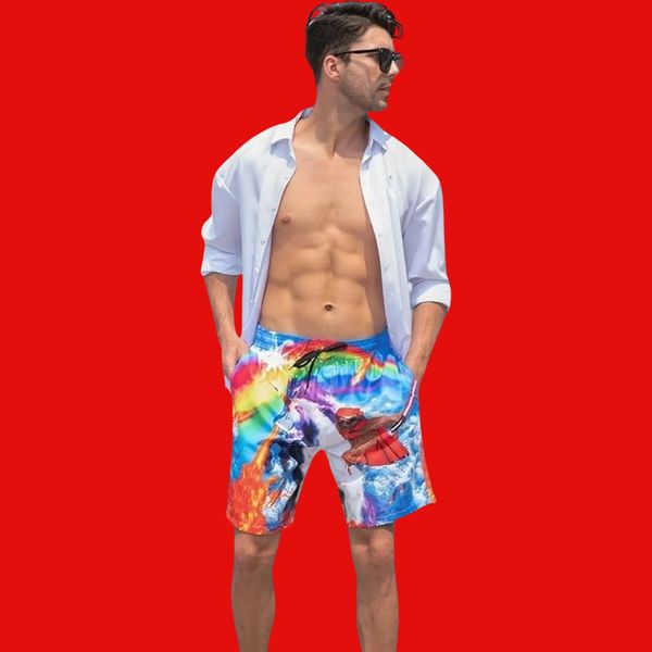 nhnvmksk46u Men's Swim Trunks Quick Dry Funny Shorts Swimwear Bathing Suits Bathing Suit Shorts