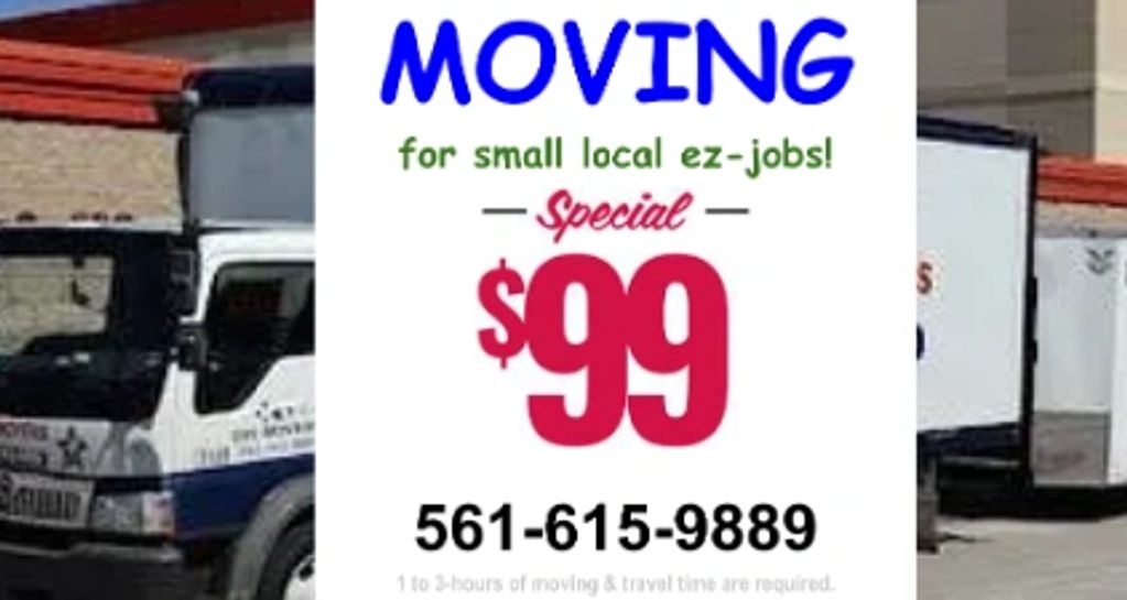 Cheap Movers from $99 per room in west palm beach small moving services by Big Star Moving companies