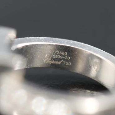 Inside engraving of a Chopard ring.