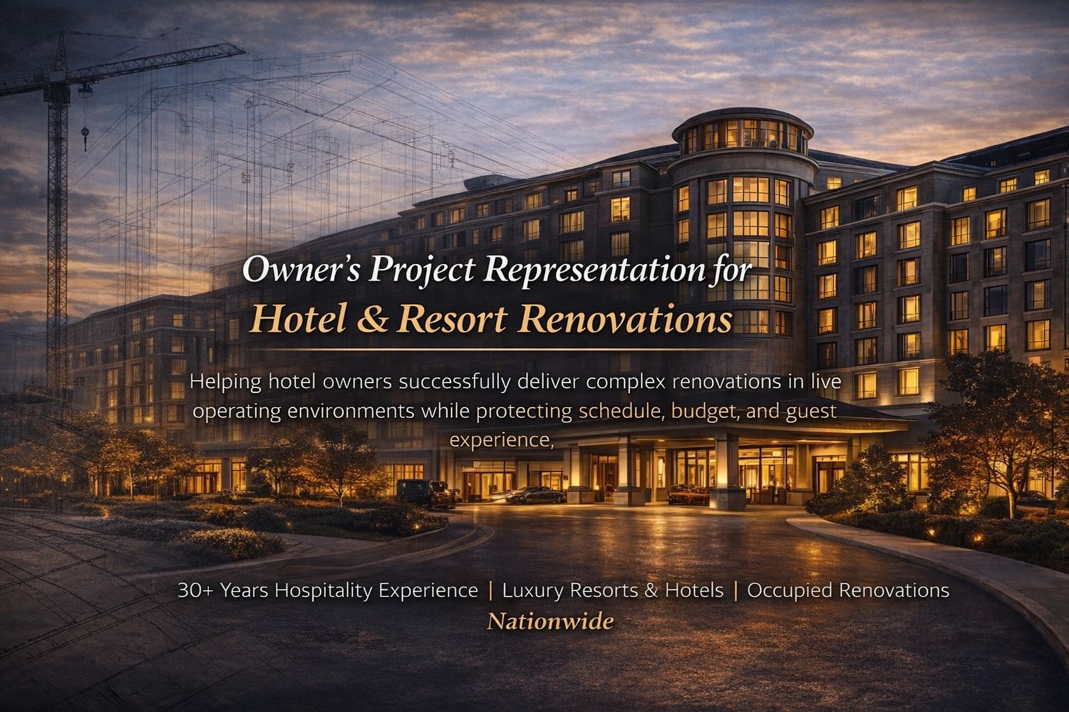 RESORT RENOVATION COVER