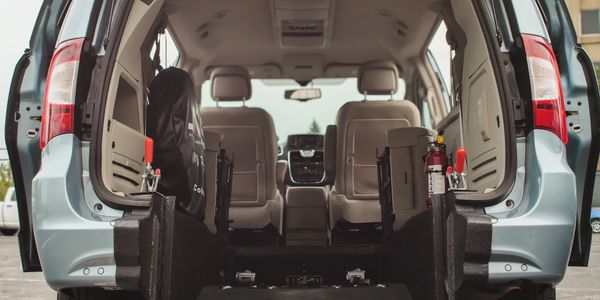 Z-CAB Transit wheelchair Van Chrysler Town and Country.  