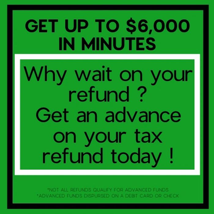 tax taxes advance refunds return 1040 w-s 