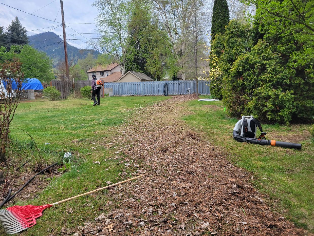 Spring and Fall Cleanups in Nelson, Trail and Castlegar area.