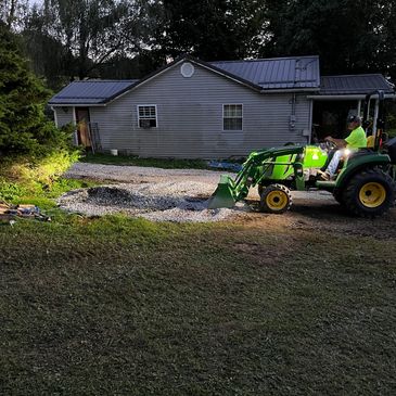 Gravel driveway repair 