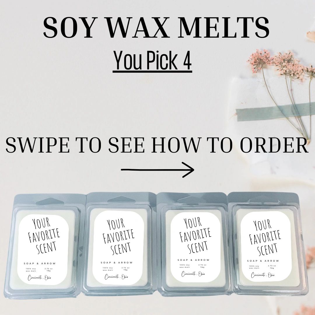 4.5 Ounce - Santal Scented Soy Wax Melts (For Santal Intents And Purpo -  Get a Whiff Co.