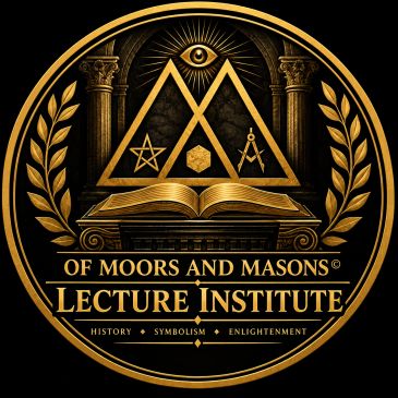 Emblem of the Of Moors and Masons Lecture Institute.