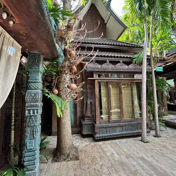 Outside view of a villa