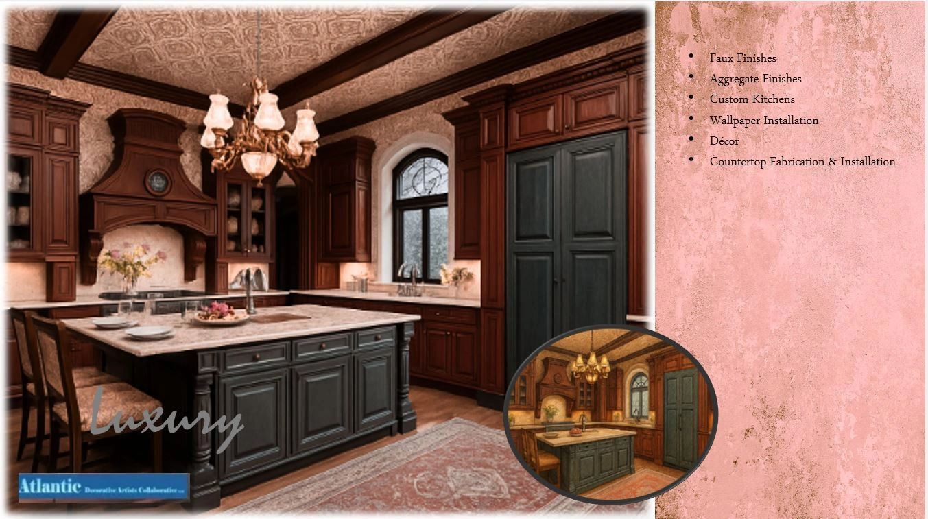 wallpaper installation Sandy Springs, custom kitchens Brookhaven