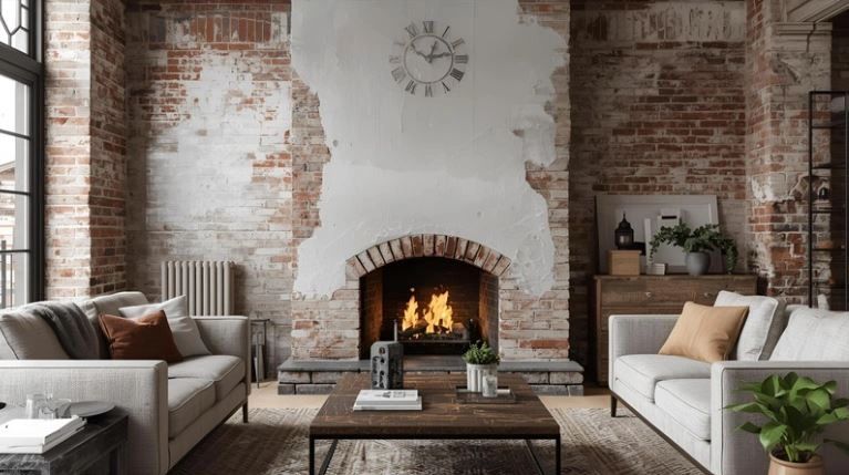 Rustic Industrial Design with the use of decorative finishing. Tobey Sanders Instructor.