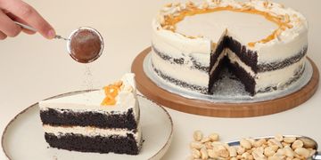 Chocolate and peanut butter Cake 
