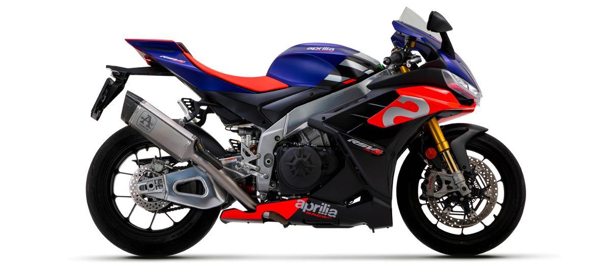 Arrow Pista Slip On Exhaust for 2021 Aprilia RSV4 all variants