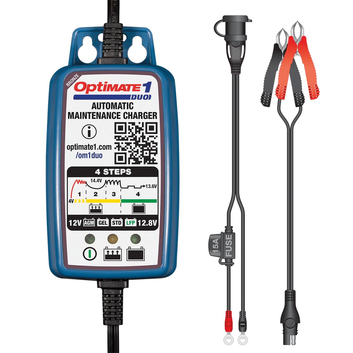 Optimate 1 Duo Battery Charger & Maintainer