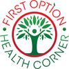 First Option Juice Hub Health Corner logo