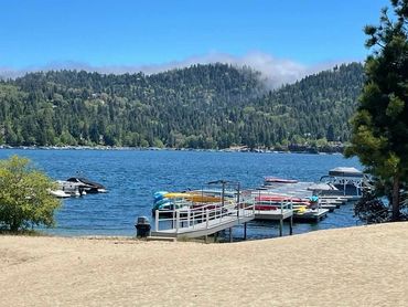 Beautiful view for the Lake Arrowhead Art and Wine Fest!