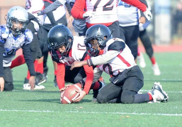 Brockton Junior Boxers youth football team vs. Mattapan Patriots