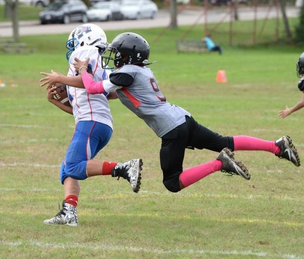 Brockton Junior Boxers youth football team vs. Mattapan Patriots