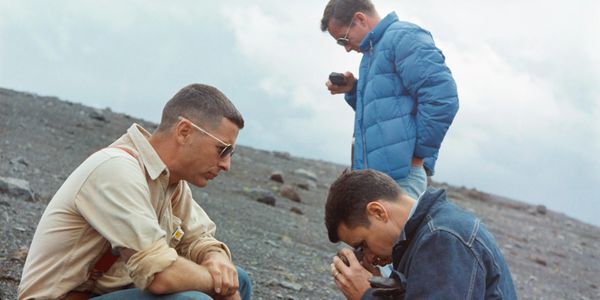 Neil Armstrong on a geology field training mission in Iceland in 1967.