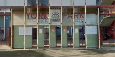 The entrance to York Park, Launceston