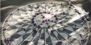 Vision Central Park Tour of  the John Lennon Memorial: Strawberry Fields