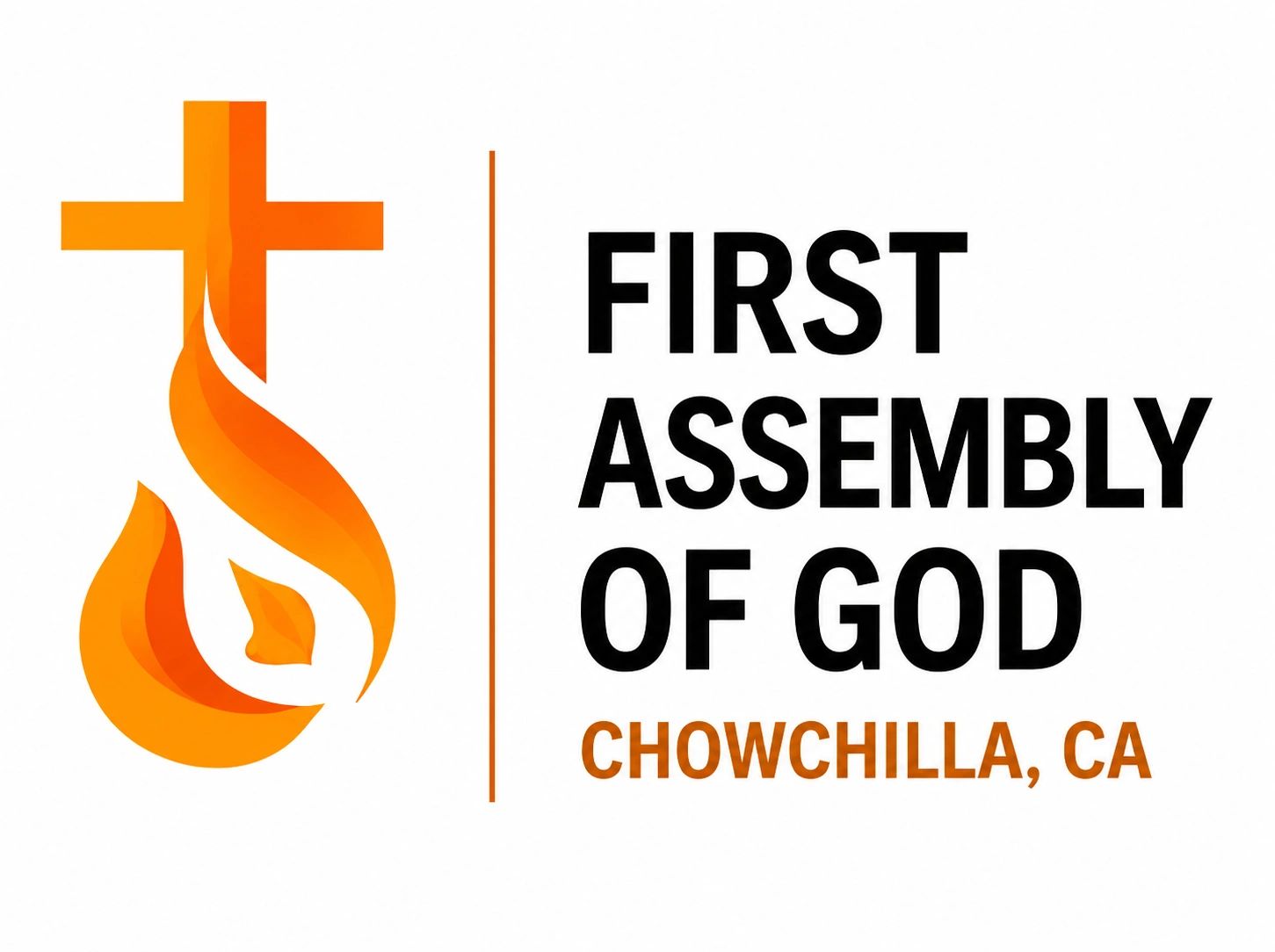 Logo of First Assembly of God, Chowchilla, CA.