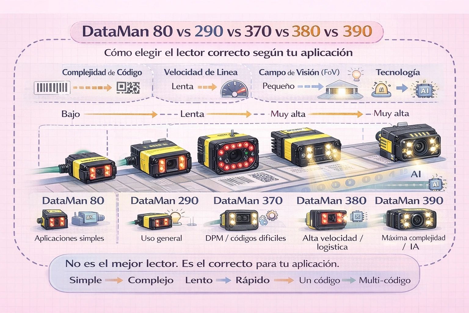 Cognex Dataman 80 vs 290 vs 370 vs 380 vs 390