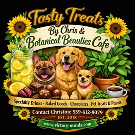 Victory Minds &  
Tasty Treats  By Chris 5596128079
Est. 2018