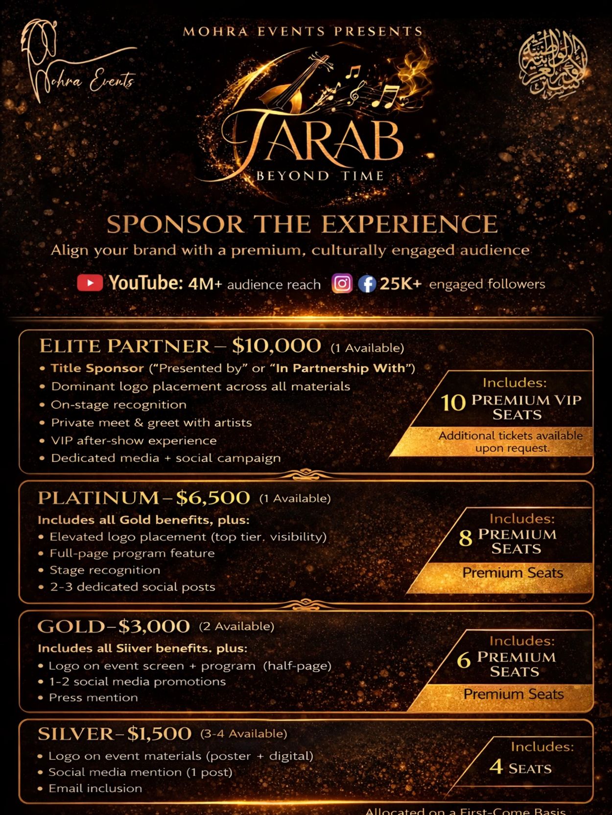 Align your brand with meaningful cultural experiences that inspire, connect, and elevate.
Our events