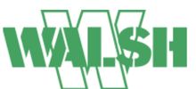Green logo with stylized 'WALSH' and financial symbols.