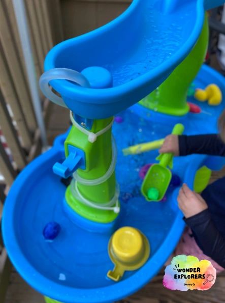 Rain Showers Splash Pond Water Table