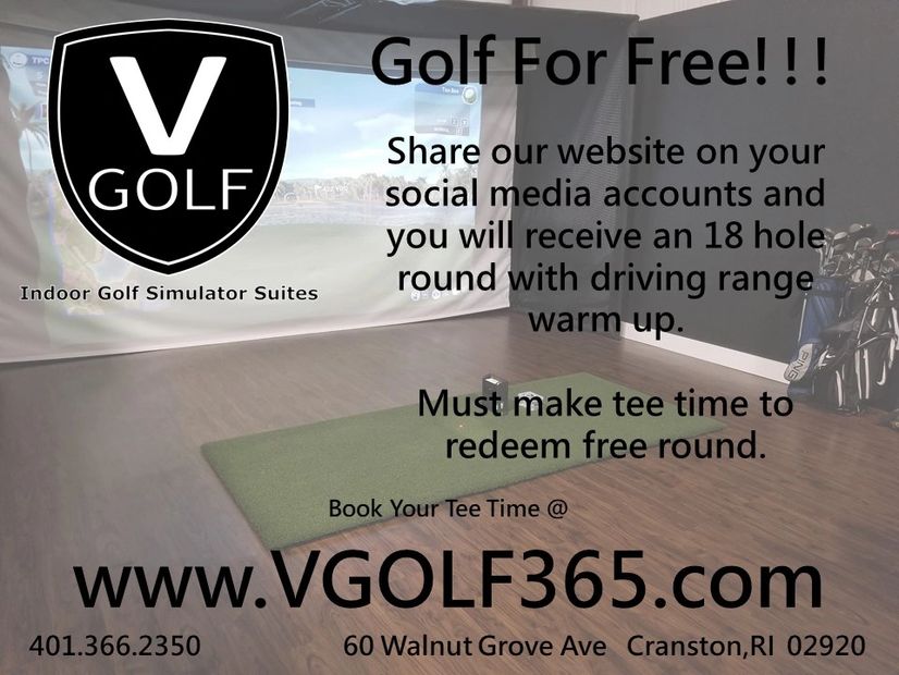 V Golf Indoor Golf Simulator Suites Cranston, RI