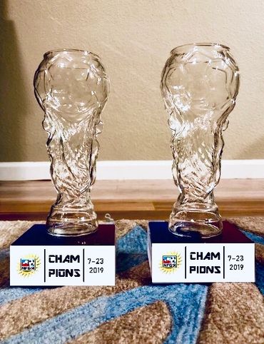 NFGA footgolf league world cup trophies